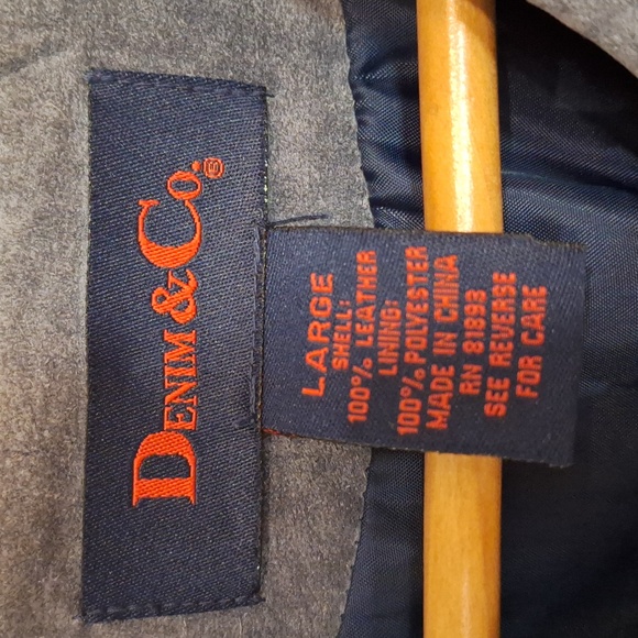 DENIM & CO. Patchwork Suede Jacket - Picture 2 of 6
